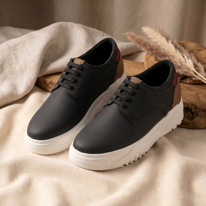 BXXY Premium Height Boost Sneakers for Men Invisible 9 CM Elevator Shoes