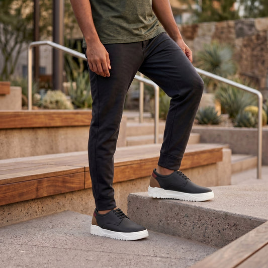 BXXY Premium Height Boost Sneakers for Men Invisible 9 CM Elevator Shoes