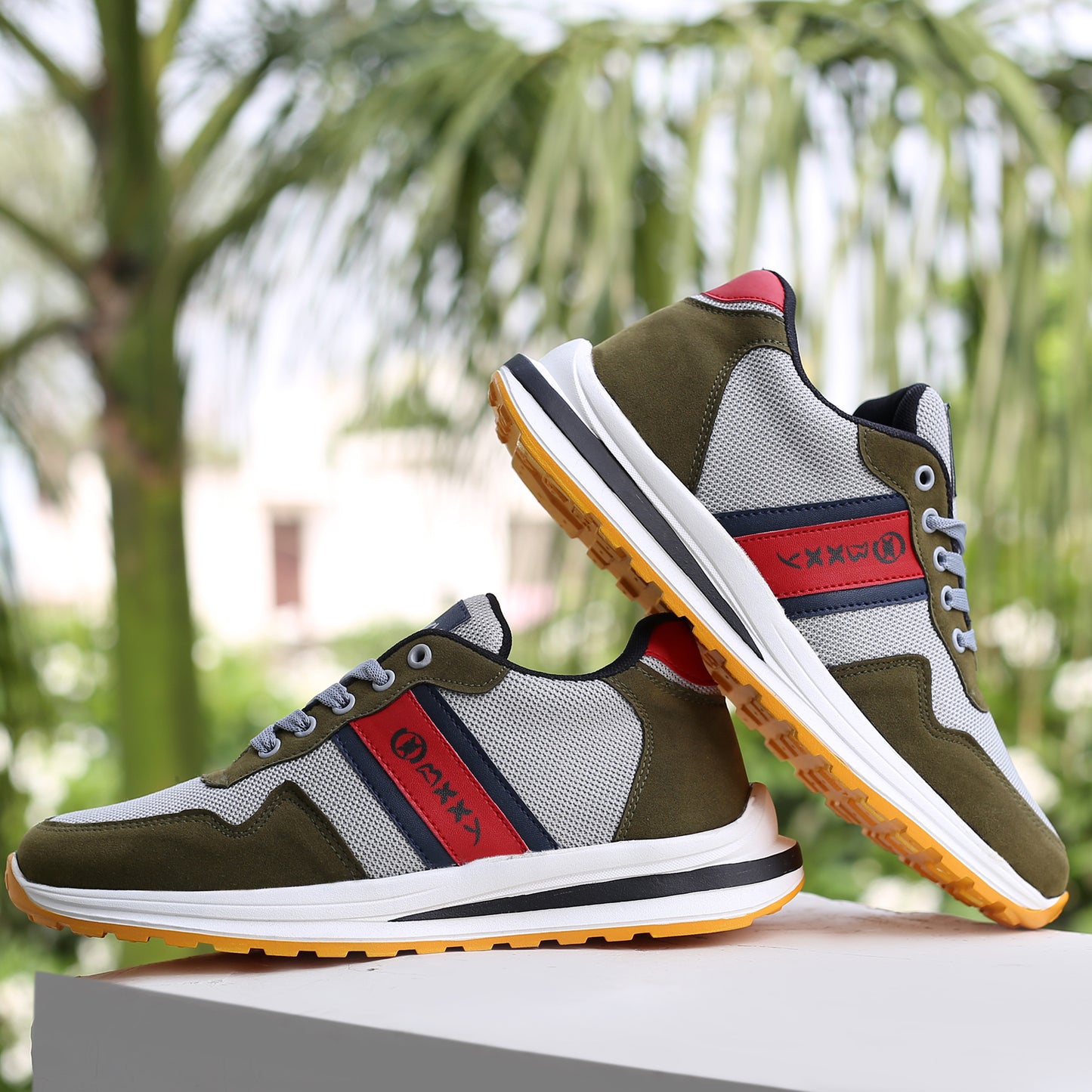 BXXY Men's New Casual Sports and Running Lace-Up Shoes