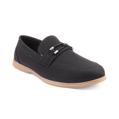 Mens Premium Faux Leather Loafers with AirMix Sole