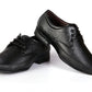 Men/s Derby Faux Upper Office And Formal Wear Lace Up Black Shoes