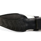 Men's Height Incre1asing Black and White Faux Height Increasing Mafia Oxford Brouge Lace-Up Shoes
