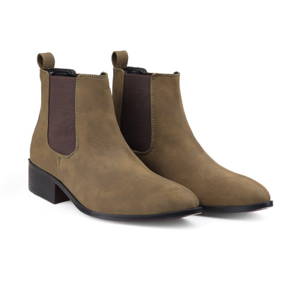Bxxy Smart Casual Men’s Boots with 4.5cm Heel Height