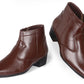 Men's Height Increasing Faux Leather Formal Boots