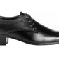 Men/s Height Increasing Derby Faux Upper Formal Wear Black Lace Up Shoes