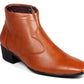 Men's Height Increasing Faux Leather Formal Boots