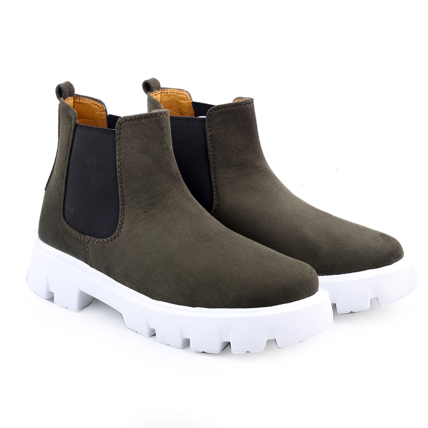 Bxxy's Vegan Suede Ultra Comfortable Slip-on Boots for Men