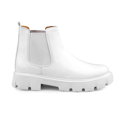 Bxxy's Faux Leather Slip-on Boots for Men