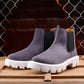 Bxxy Men's Suede Material Casual Chelsea Slip-On Boots
