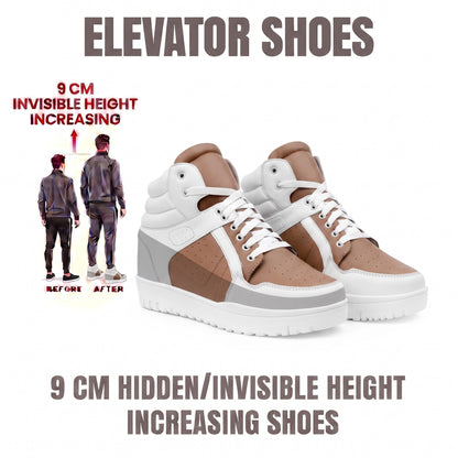 BXXY 9 CM Hidden Height Increasing Sneakers for Men