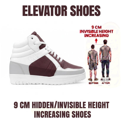 BXXY 9 CM Hidden Height Increasing Sneakers for Men