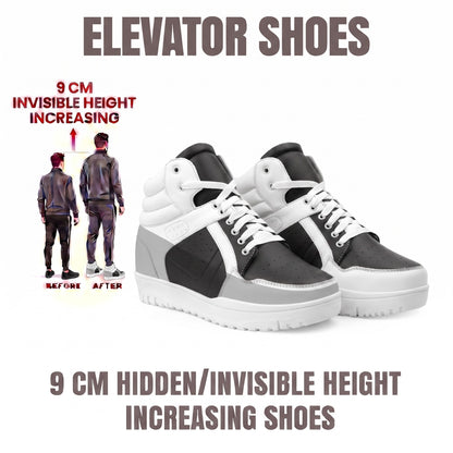 BXXY 9 CM Hidden Height Increasing Sneakers for Men