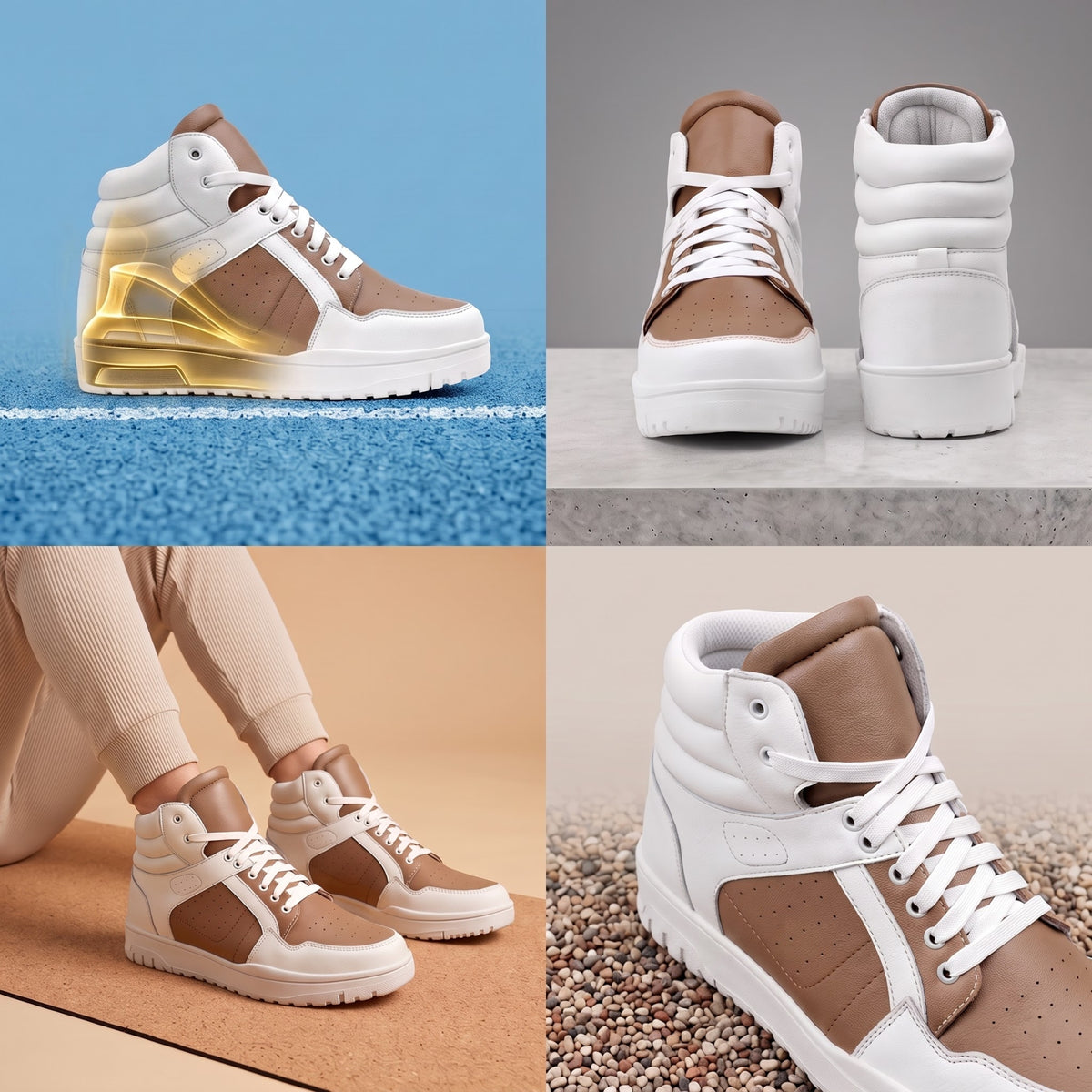 BXXY 9 CM Hidden Height Increasing Sneakers for Men
