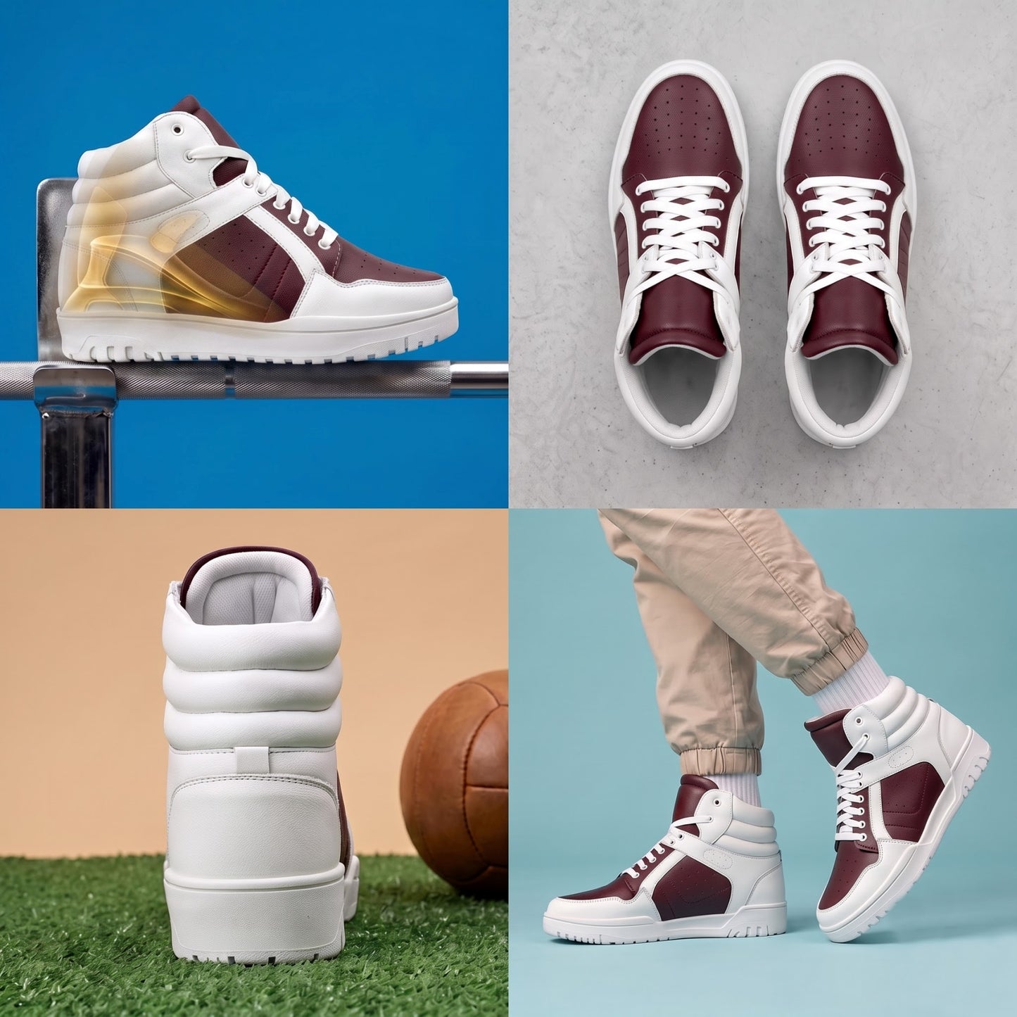 BXXY 9 CM Hidden Height Increasing Sneakers for Men