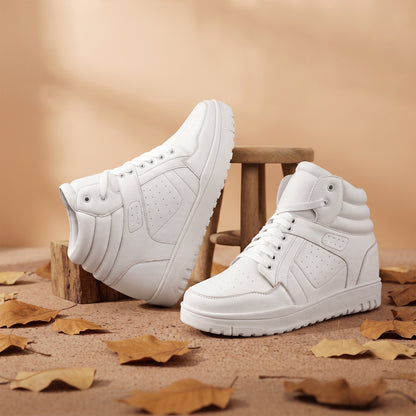 BXXY Mens 9 CM Hidden Height Increasing High Top Sneakers
