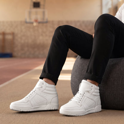 BXXY Mens 9 CM Hidden Height Increasing High Top Sneakers