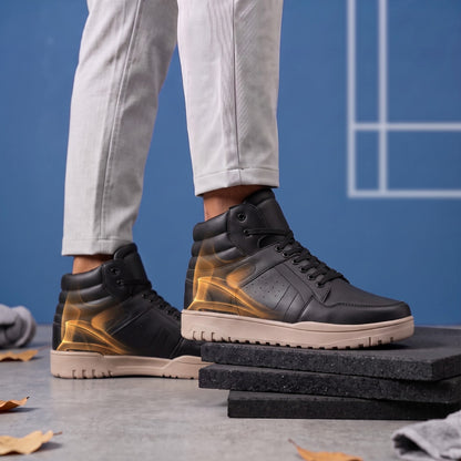 BXXY Mens 9 CM Hidden Height Increasing High Top Sneakers