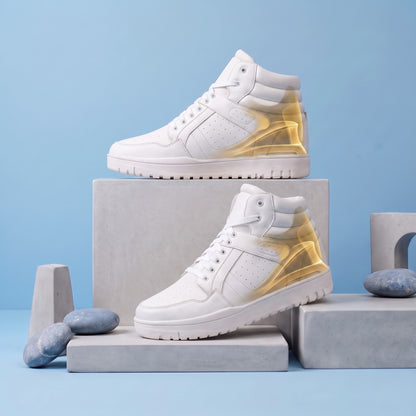 BXXY Mens 9 CM Hidden Height Increasing High Top Sneakers