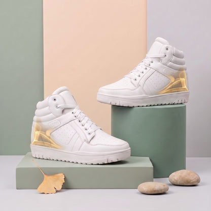 BXXY Mens 9 CM Hidden Height Increasing High Top Sneakers