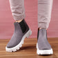 Bxxy's Vegan Suede Ultra Comfortable Slip-on Boots for Men