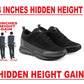 Bxxy New Latest Men's 3 Inch Hidden Height Increasing Stylish Casual Sports Lace-Up Shoes