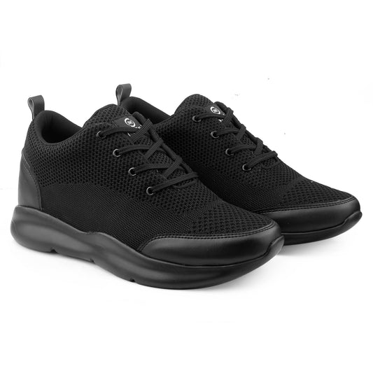Men's 3 Inch Hidden Height Increasing Stylish Casual Sports Lace-Up Shoes