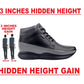 Bxxy's Men 3 Inch Hidden Height Increasing/Elevator Casual Lace-up Outdoor Sneaker Boot