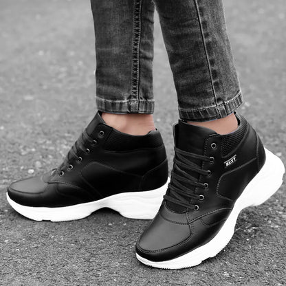 Bxxy's 3 Inch Hidden Height Increasing Elevator Lace-up Shoes for Men