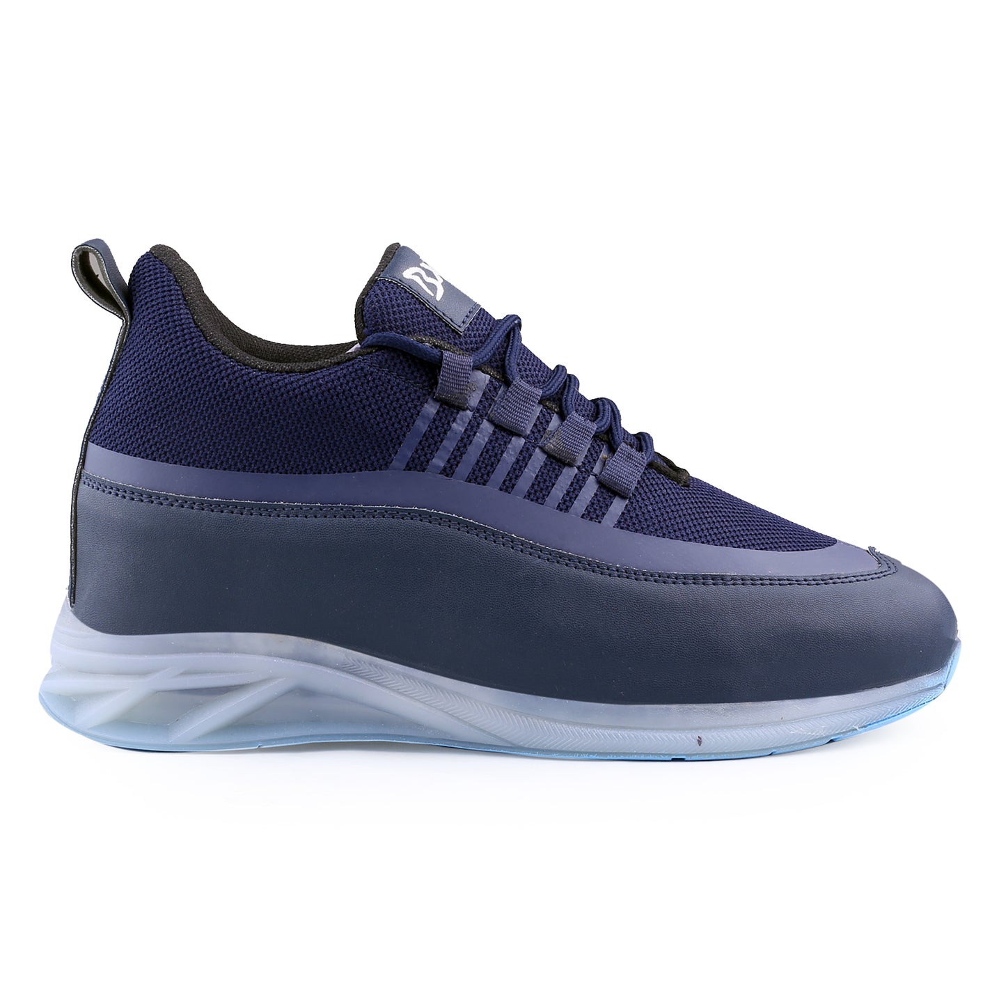 BXXY Men's 3 Inch Hidden Height Increasing Casual Sports Lace-Up Shoes with Airmix Sole.