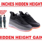 BXXY Men's 3 Inch Hidden Height Increasing Casual Sports Lace-Up Shoes with Airmix Sole.