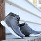 Bxxy's Men 3 Inch Hidden Height Increasing/Elevator Casual Lace-up Outdoor Sneaker Boot