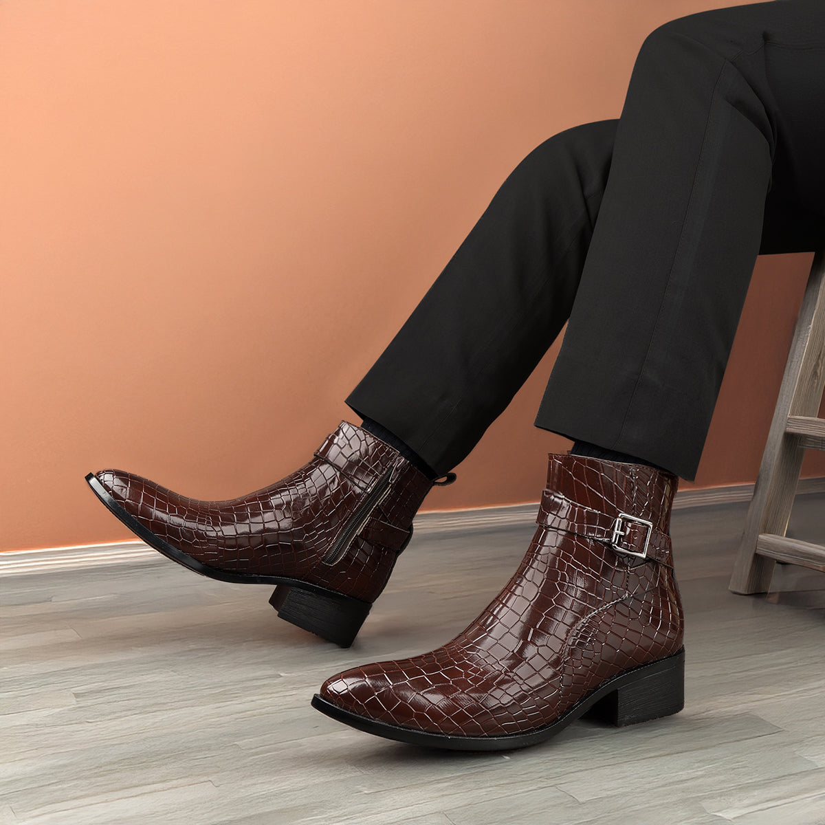 Elevation Plus Men’s Height-Enhancing Boots 4.5 cm Lift