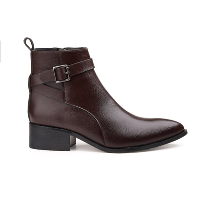 Men’s Brown Hidden Height Boost Boots