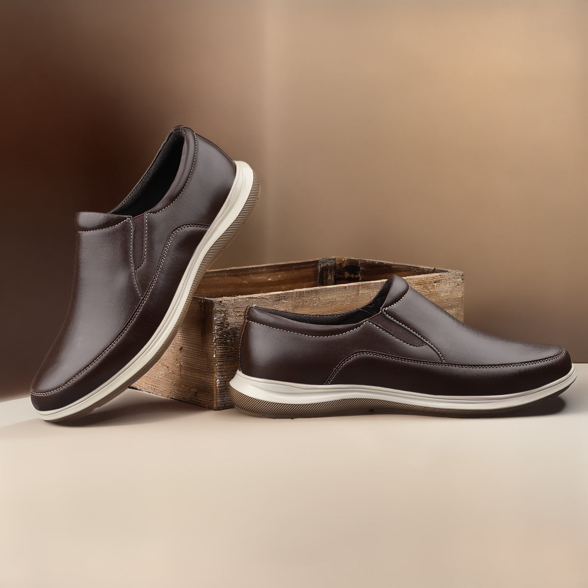 Men’s Casual Slip-On Shoes – Durable Comfort for Office & Walking