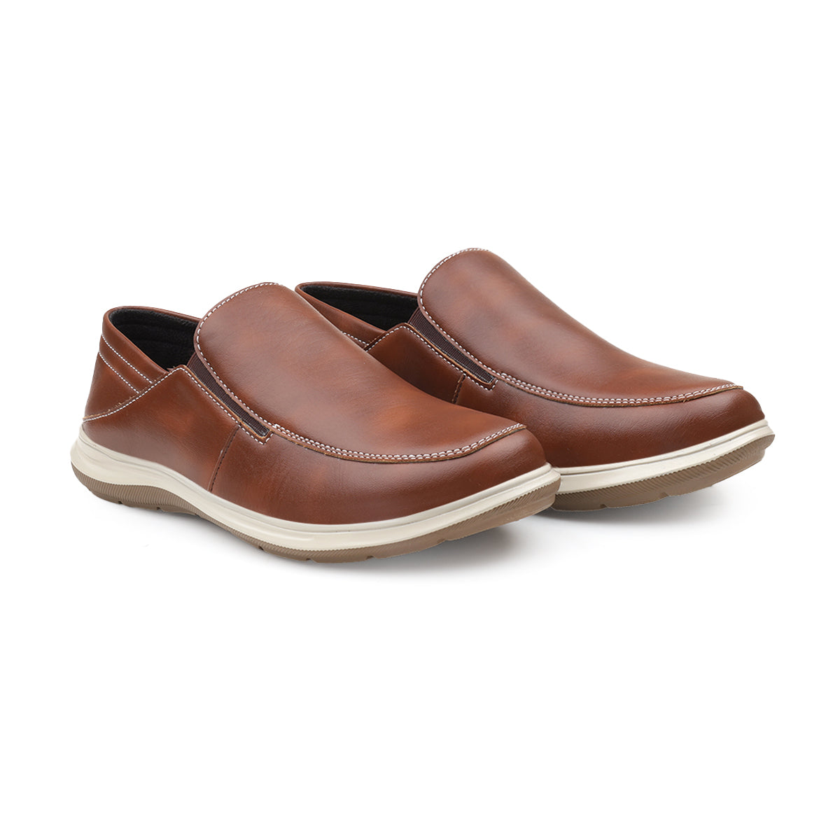 Men’s Premium Faux Leather Slip-On Shoes
