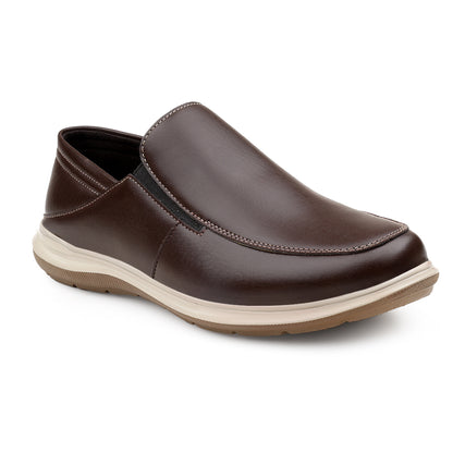 Men’s Premium Faux Leather Slip-On Shoes