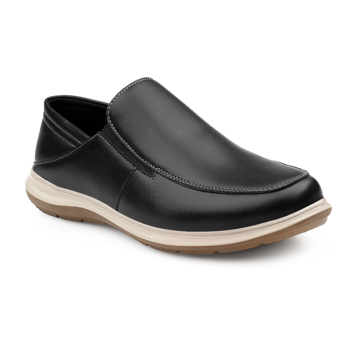 Men’s Premium Faux Leather Slip-On Shoes