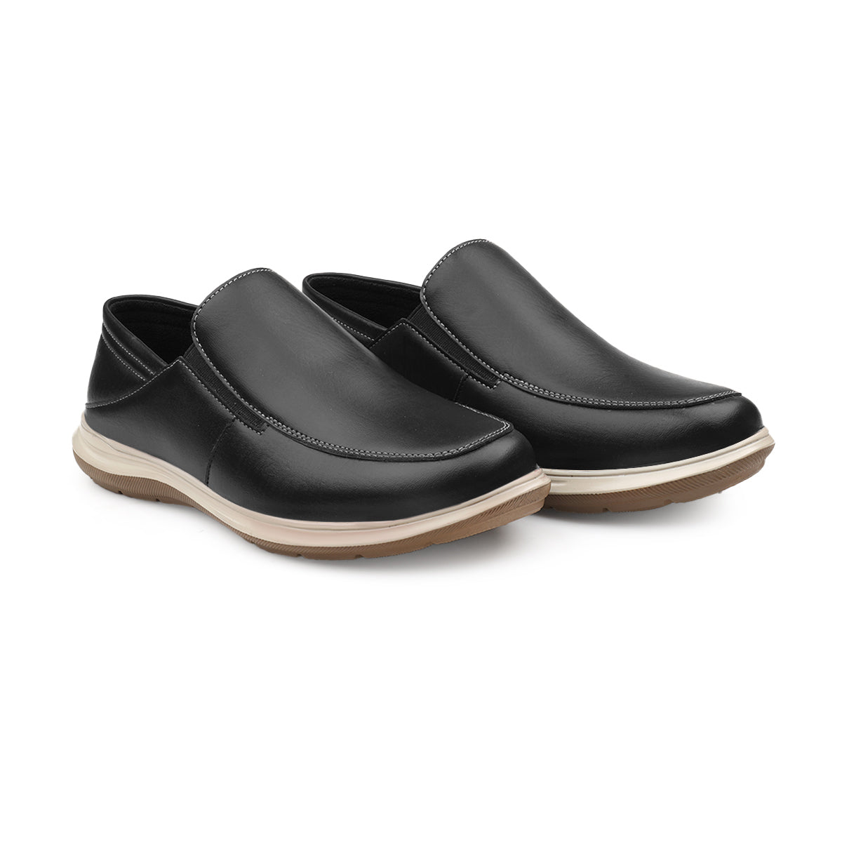 Men’s Premium Faux Leather Slip-On Shoes