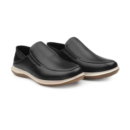 Men’s Premium Faux Leather Slip-On Shoes