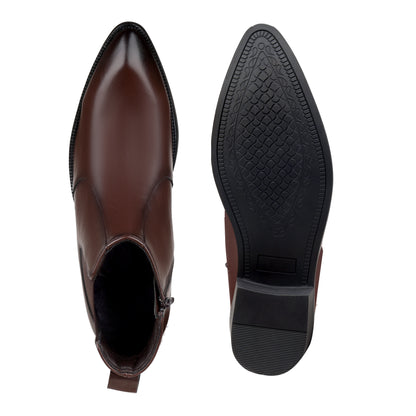 Smart 2 Inch Height Increasing Boots for Men
