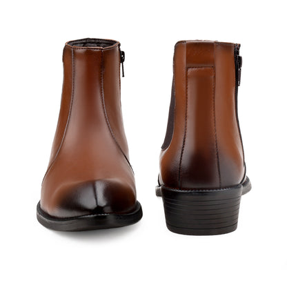 Smart 2 Inch Height Increasing Boots for Men