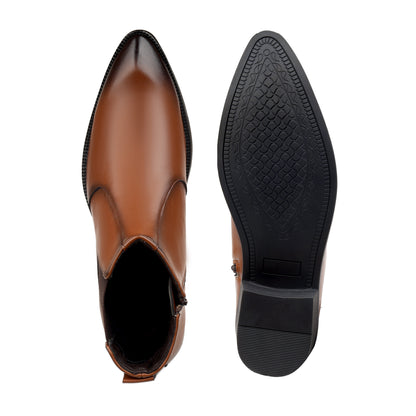 Smart 2 Inch Height Increasing Boots for Men