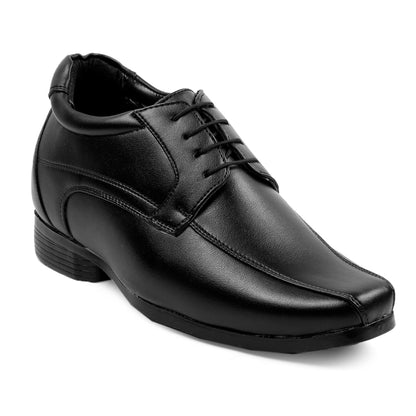 Bxxy's 3 Inches Hidden Height Classic Party Wear Lace-up Shoes for Men