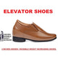 Men's 3 Inch Hidden Height Increasing Office Wear Slip-on Shoes