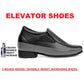 BXXY Men's Hidden Height Increasing Faux Leather Formal Moccasin Slip-on Elevator Shoes