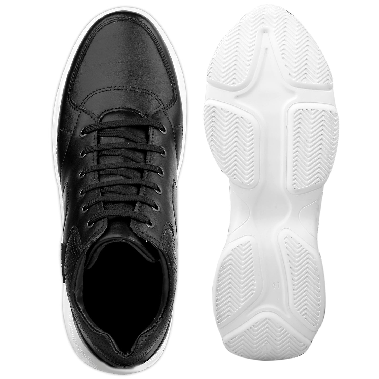 Men's 3 Inches (7.62CM) Hidden Height Boost Lace-Up Boots – Stylish, Comfortable & Discreet Elevator Footwear