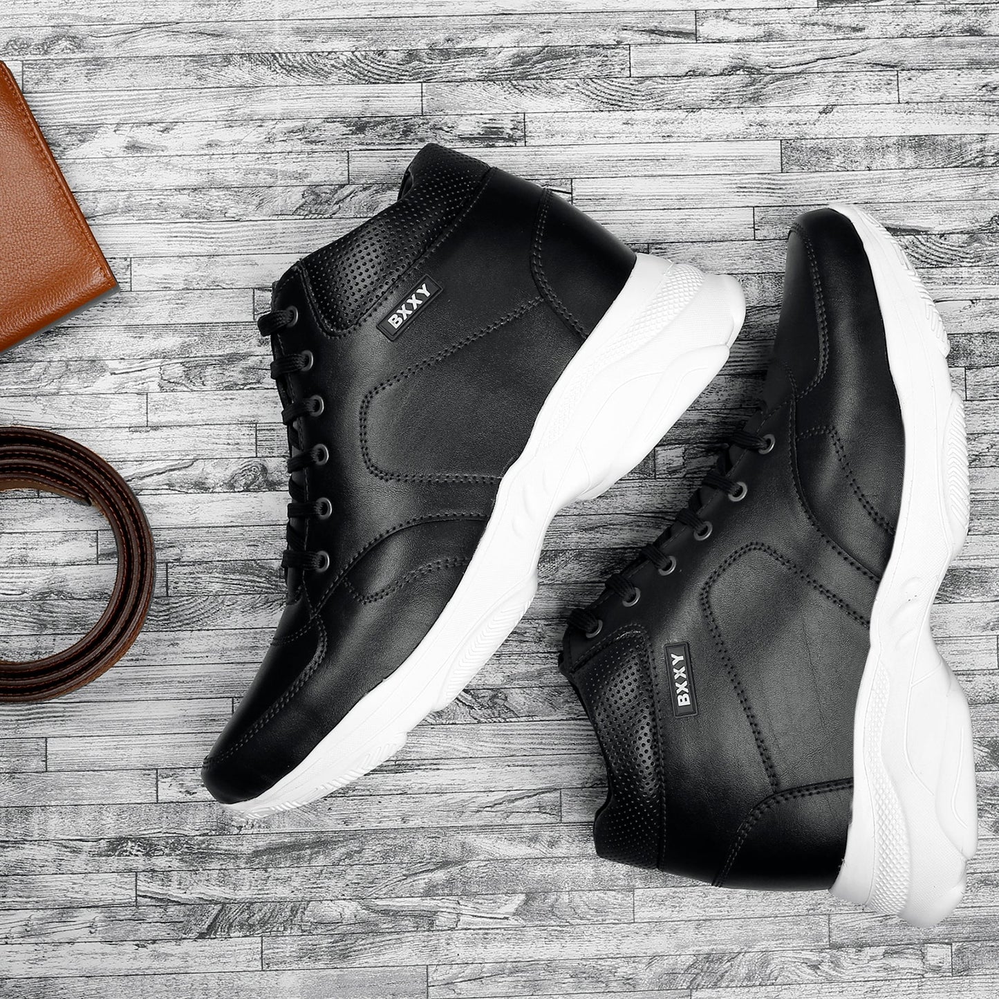 Bxxy's 3 Inch Hidden Height Increasing Shoes for Men