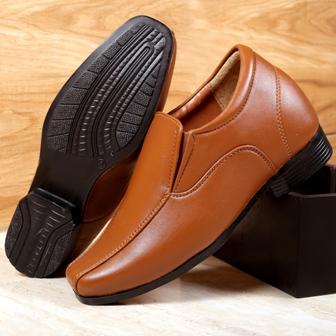 Bxxy's 3 Inch Hidden Height Increasing Elevator Slip-ons