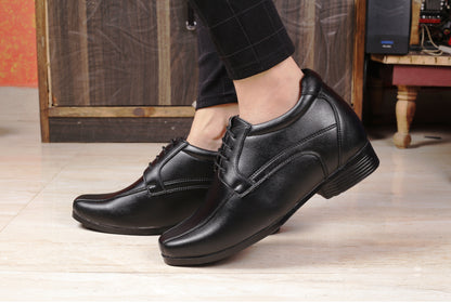 Men's Vegan Leather Lace-up Wedding Wear Shoes