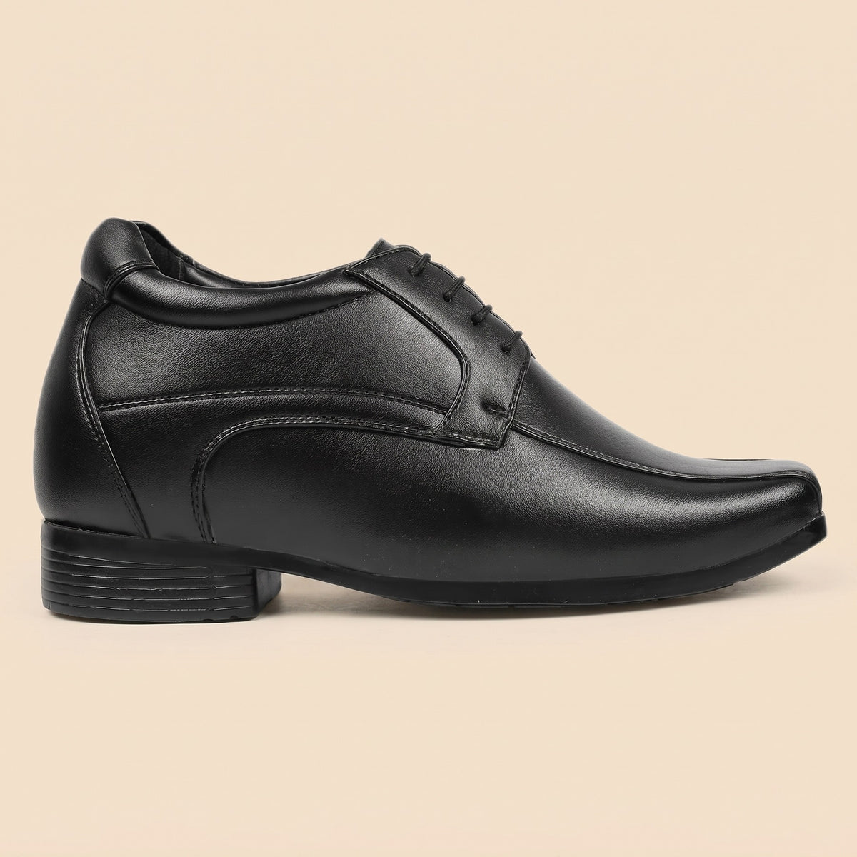 Mens 3 Inches Hidden Height Elevator Partywear Lace up Formal Shoes